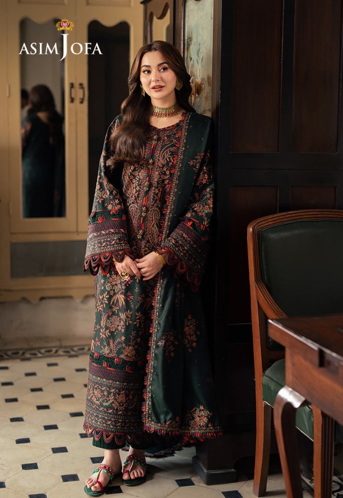 Lawn 3PC Embroidered With Chiffon Embroidered Dupatta - 5084 - Sapphire Studios