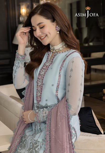 Lawn 3PC Embroidered With Chiffon Embroidered Dupatta - 5156 - Sapphire Studios