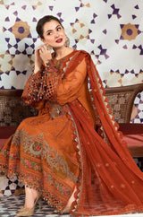 Lawn - 3PC Embroidered With Chiffon Embroidered Dupatta - 5181 - Sapphire Studios