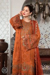 Lawn - 3PC Embroidered With Chiffon Embroidered Dupatta - 5181 - Sapphire Studios