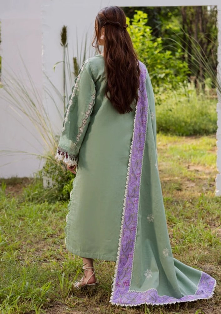 Lawn - 3PC Embroidered With Chiffon Ready to Wear Dupatta - 5288 - Sapphire Studios