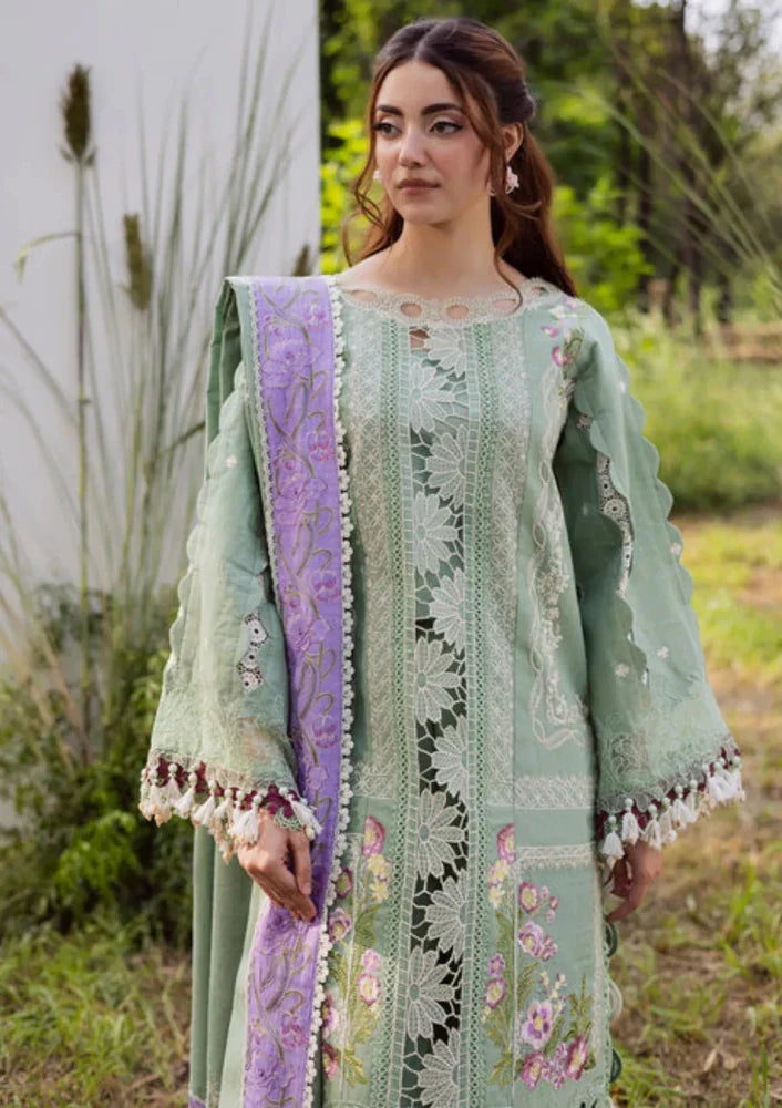 Lawn - 3PC Embroidered With Chiffon Ready to Wear Dupatta - 5288 - Sapphire Studios