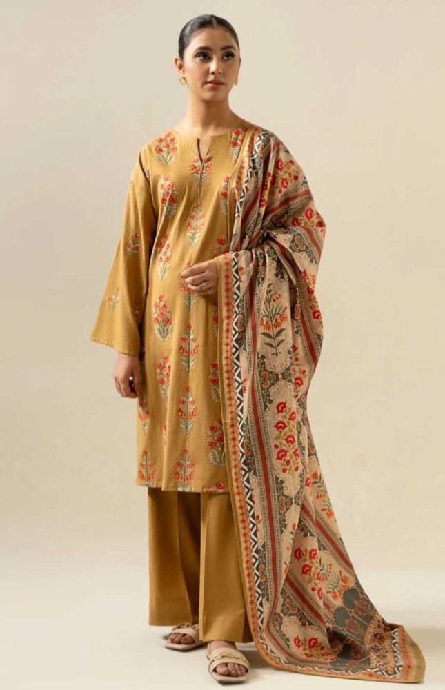 LAWN 3PC EMBROIDERED WITH DIGITAL PRINTED DUPATTA - 1188 - Sapphire Studios