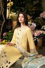 Lawn - 3PC Embroidered with Digital printed Dupatta - 5134 - Sapphire Studios