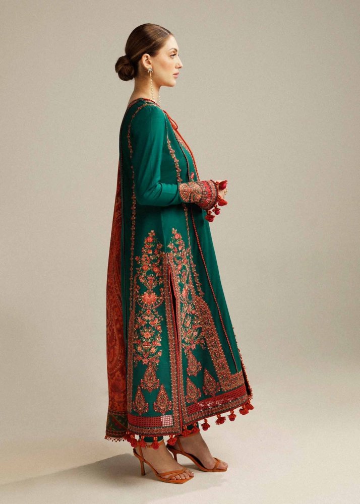 Lawn - 3PC Embroidered with Digital Printed Jacquard Dupatta - 5113 - Sapphire Studios