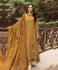 Lawn 3PC Embroidered With Digital Printed Jacquard Dupatta - 5124 - Sapphire Studios
