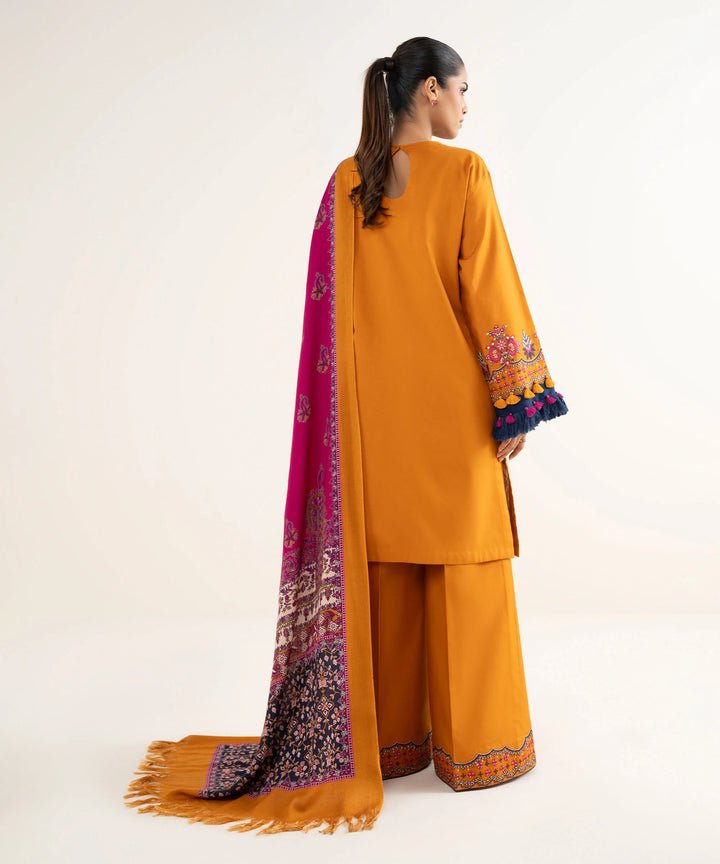 Lawn - 3PC Embroidered with Digital Printed Jacquard Dupatta - 5126 - Sapphire Studios