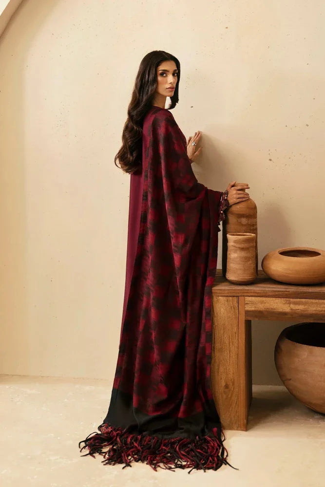 Lawn 3PC Embroidered with Digital Printed Jacquard Dupatta - 5149 - Sapphire Studios