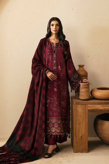 Lawn 3PC Embroidered with Digital Printed Jacquard Dupatta - 5149 - Sapphire Studios