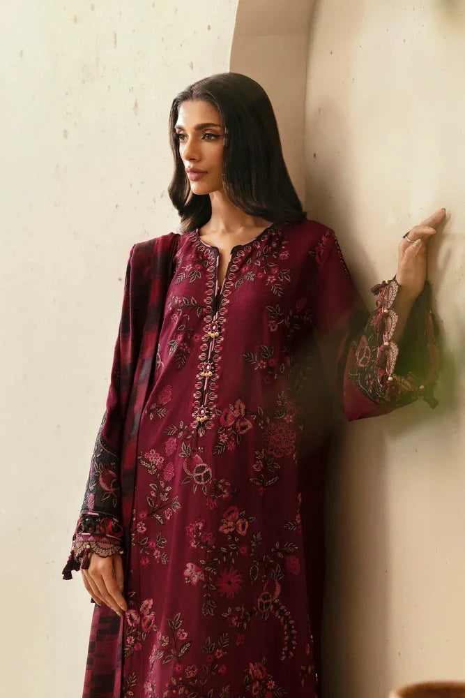Lawn 3PC Embroidered with Digital Printed Jacquard Dupatta - 5149 - Sapphire Studios