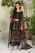 Lawn 3PC Embroidered With Digital Printed Jauqard Dupatta - 5215 - Sapphire Studios