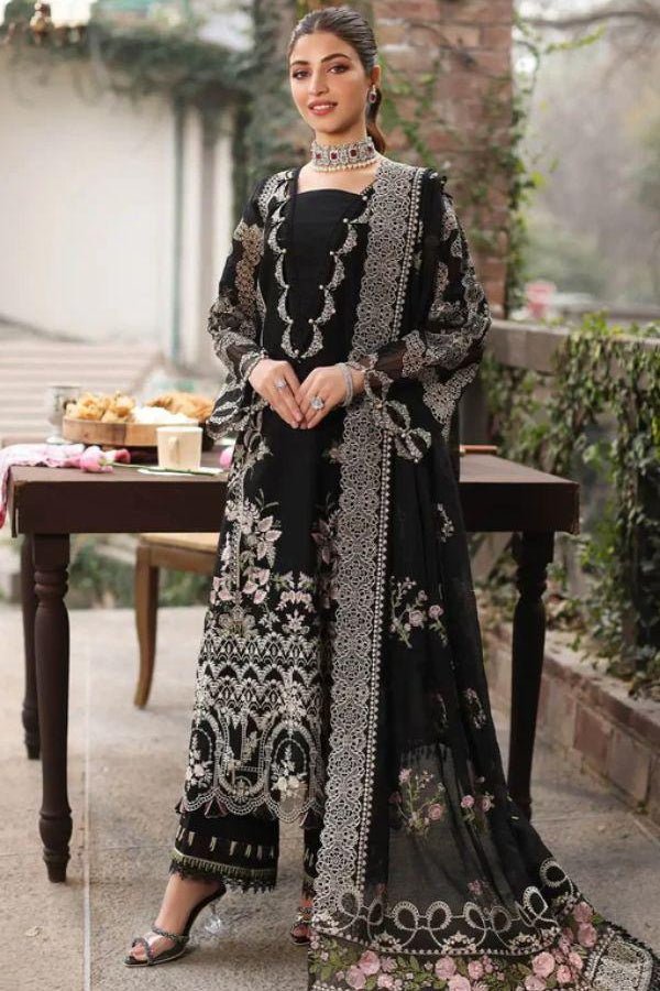 Lawn - 3PC Embroidered With Organza Embroidered Dupatta - 5311 - Sapphire Studios