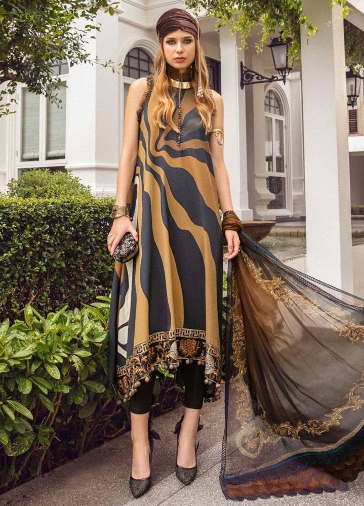 LAWN 3PC Printed Shirt With Printed Dupatta And Trouser - 774 - Sapphire Studios