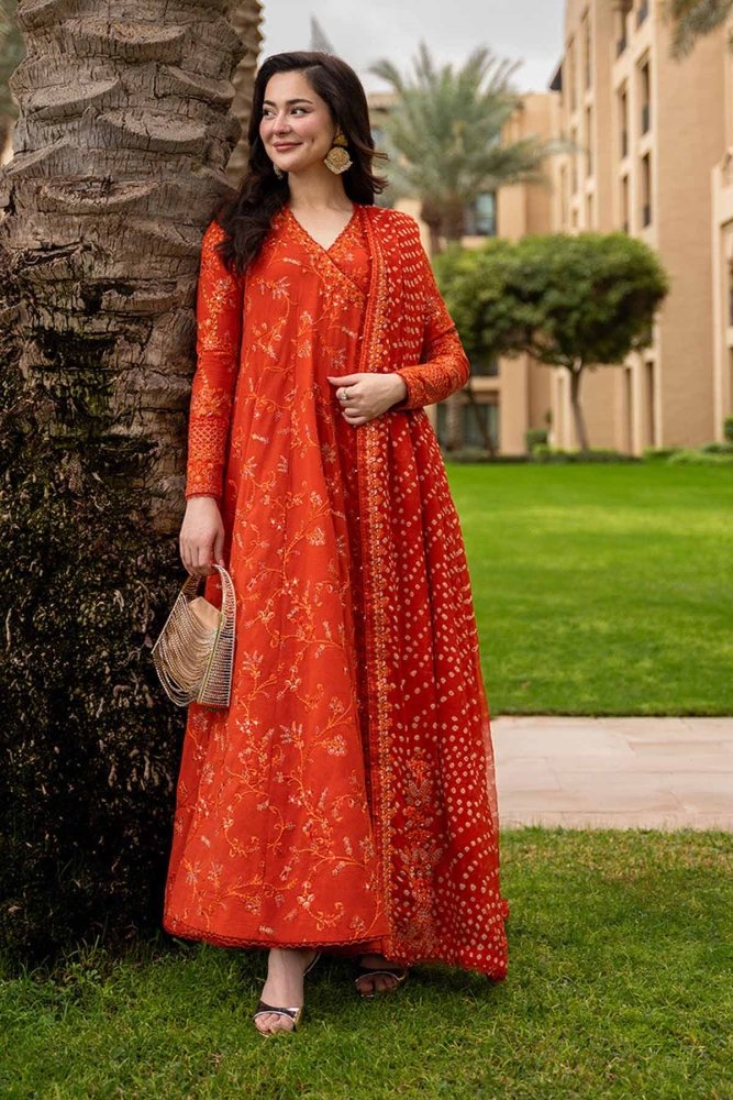 Lawn - 3PC Sequence Embroidered With Digital Printed Jacquard Dupatta - 5301 - Sapphire Studios
