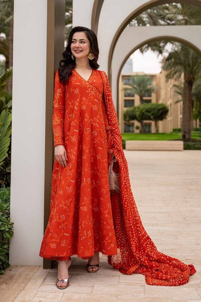 Lawn - 3PC Sequence Embroidered With Digital Printed Jacquard Dupatta - 5301 - Sapphire Studios