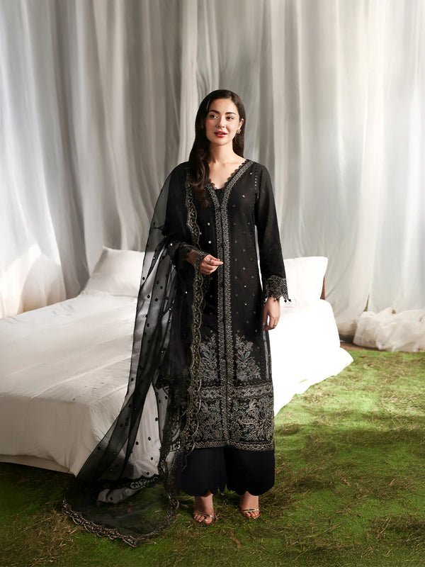 Lawn - 3PC Sequence Embroidered With Organza Embroidered Dupatta - 5299 - Sapphire Studios